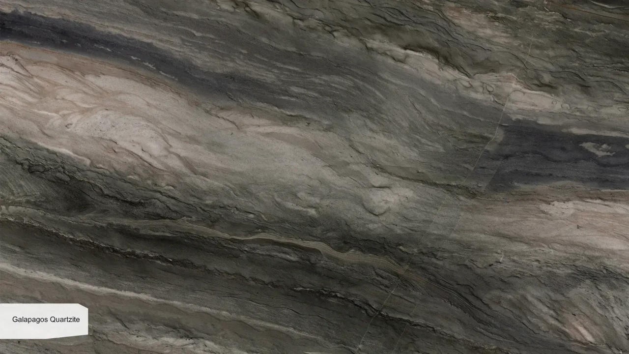 Scalla Naturale 9966 Galapagos Quartzite в інтер'єрі