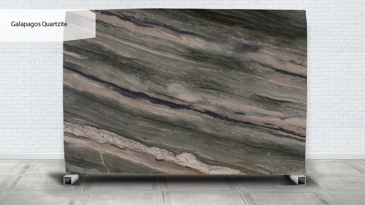 Scalla Naturale 9966 Galapagos Quartzite в інтер'єрі