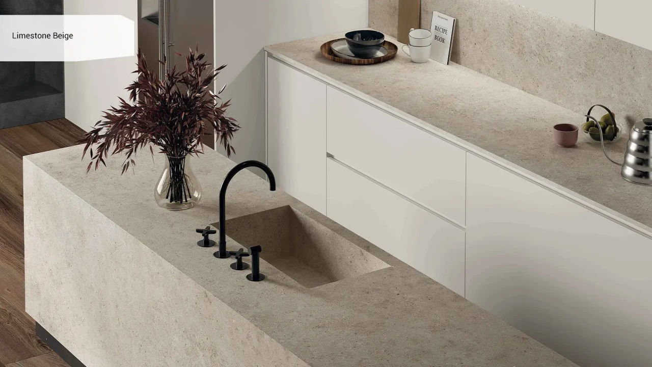 Keralini Limestone Beige в інтер'єрі