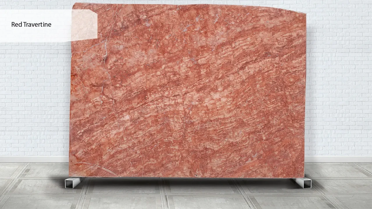 Scalla Naturale 9912 Red Travertine в інтер'єрі