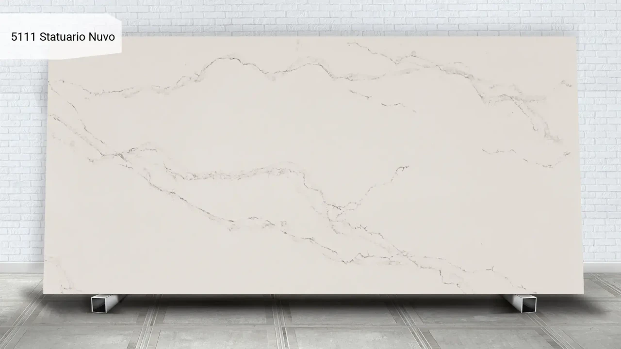 Caesarstone 5111 Statuario Nuvo в интерьере