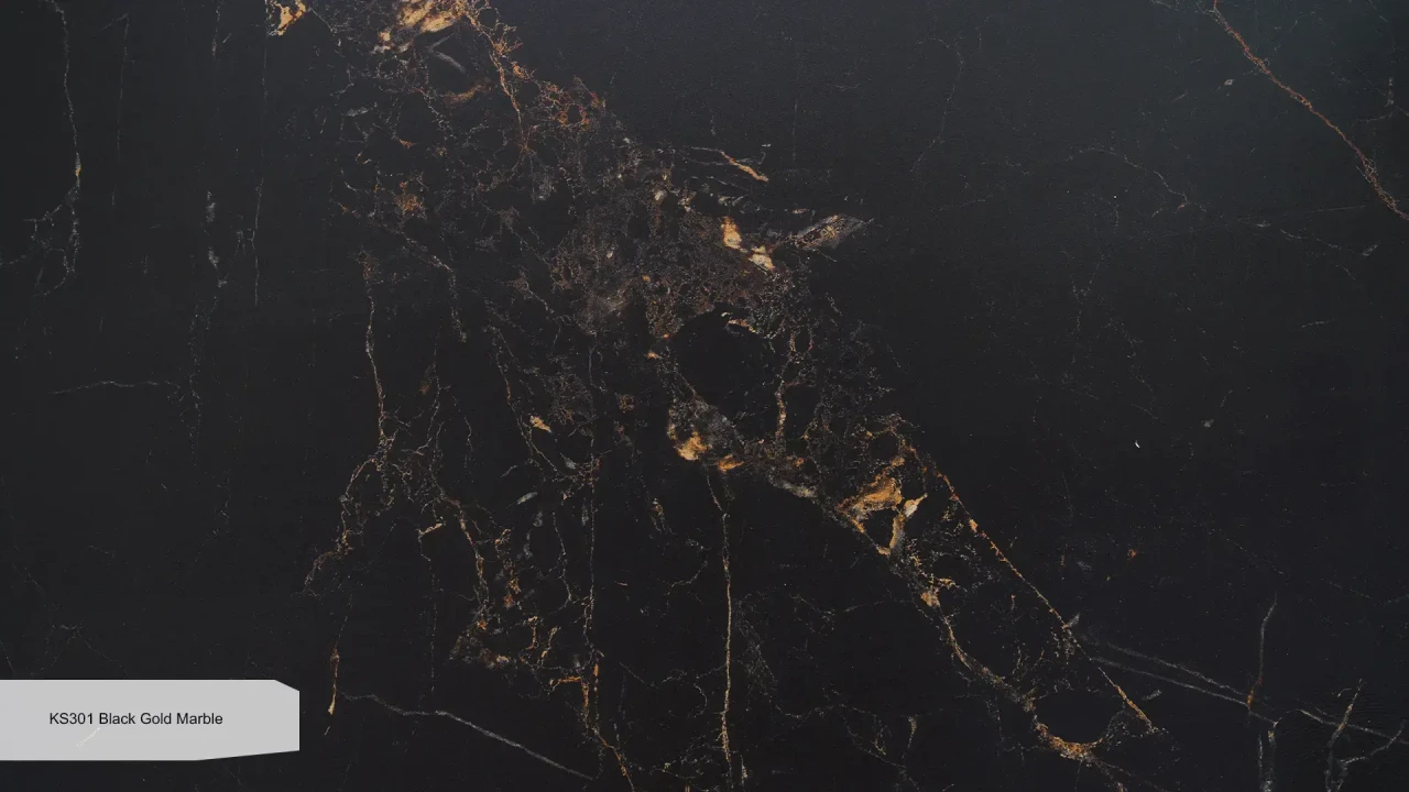KRAFFTEN KS301 Black Gold Marble в інтер'єрі