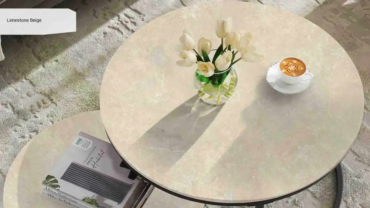 Keralini Limestone Beige в интерьере