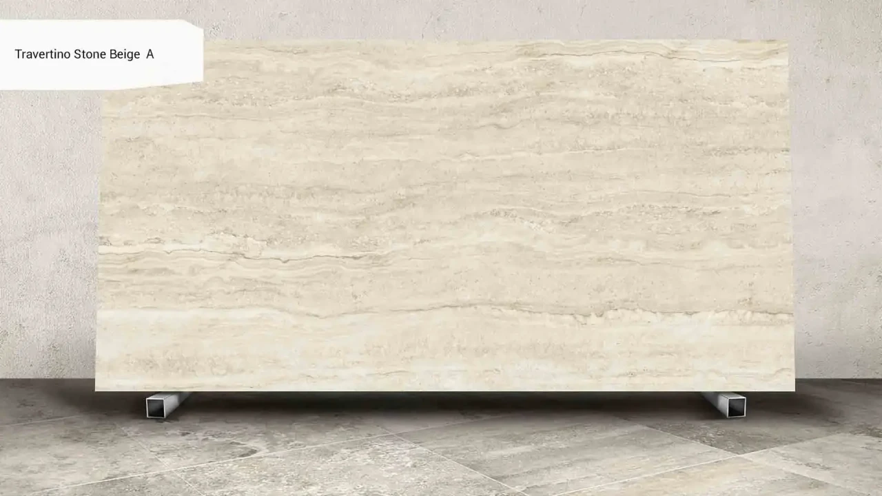 Keralini Travertino Stone Beige в інтер'єрі