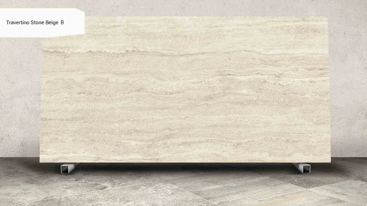 Keralini Travertino Stone Beige в інтер'єрі