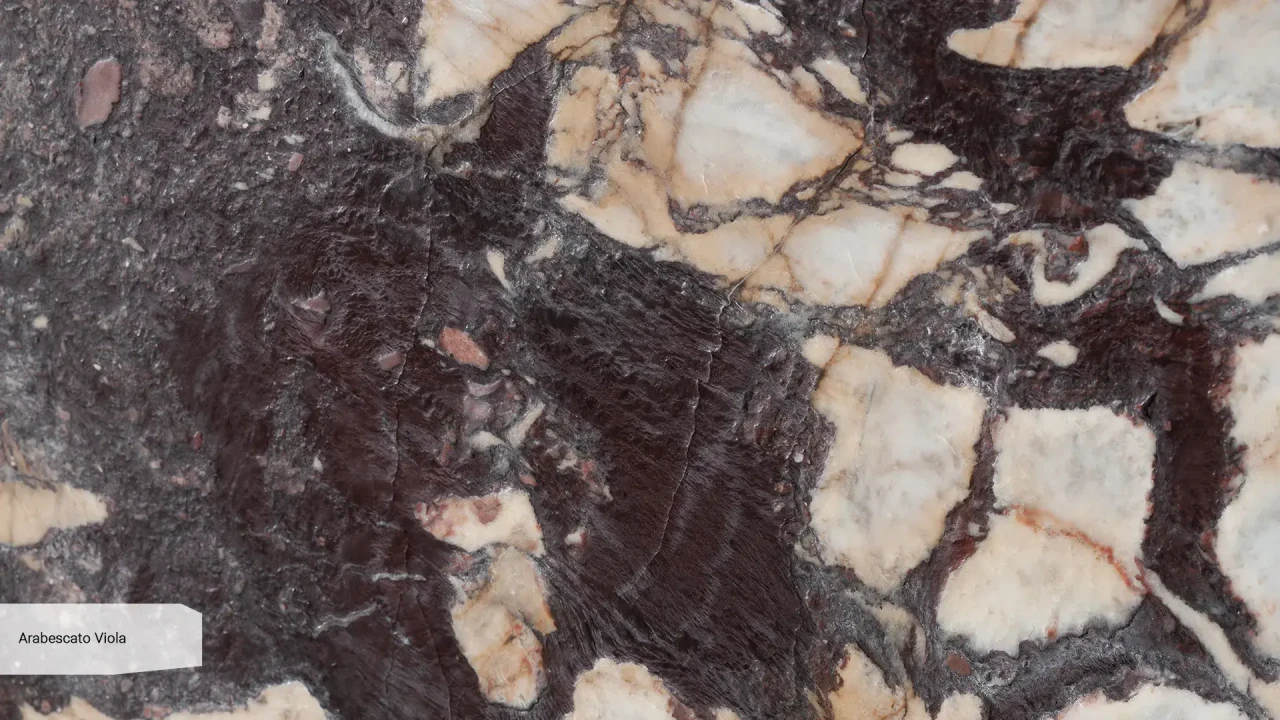 Scalla Naturale Arabescato Viola Antique