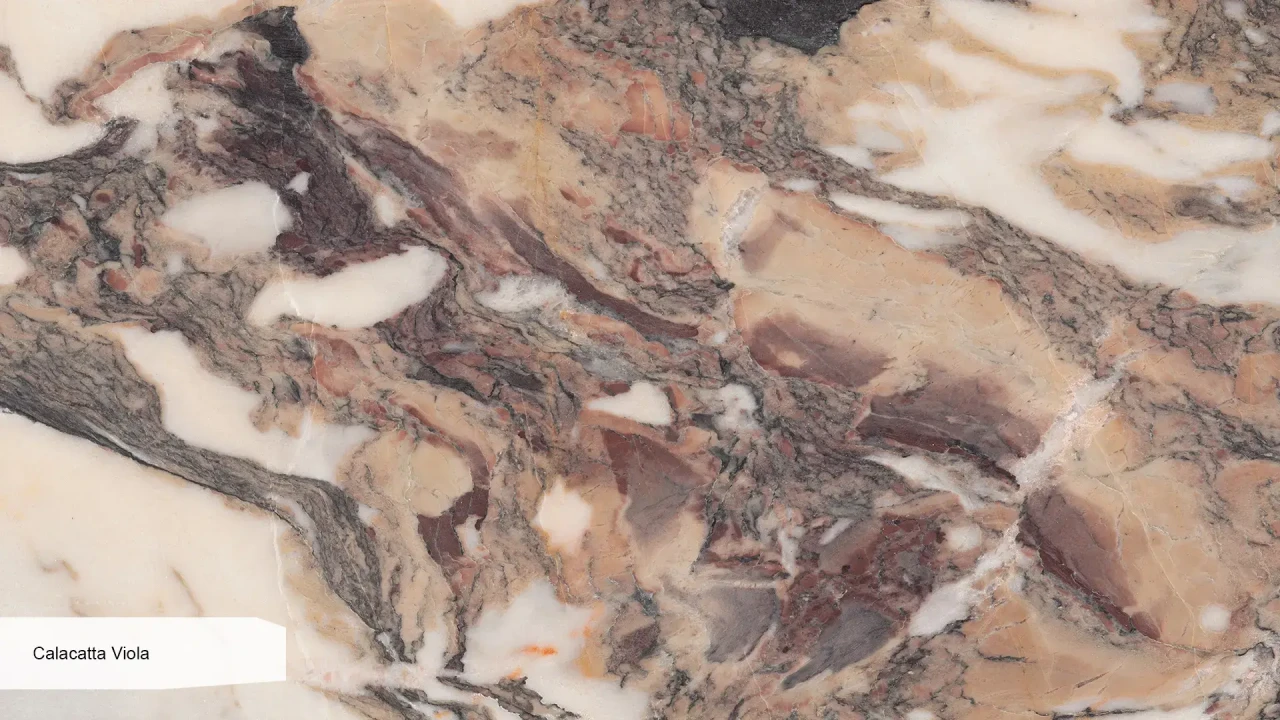 Scalla Naturale Calacatta Viola в интерьере
