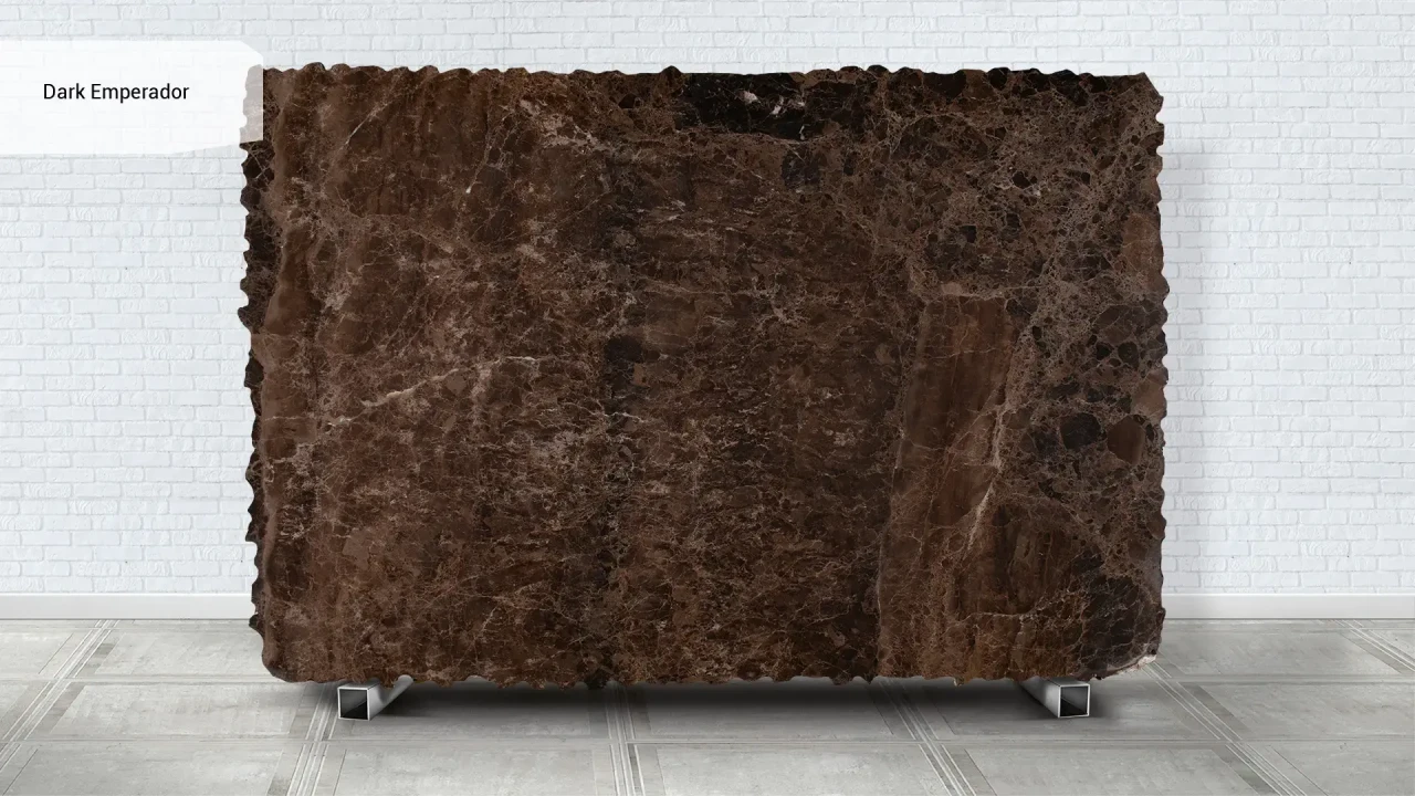 Scalla Naturale Dark Emperador 2 cm в интерьере