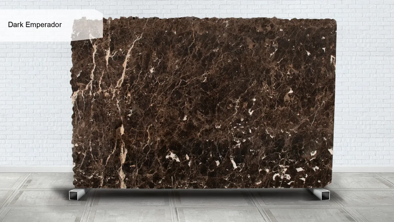 Scalla Naturale Dark Emperador 30 mm в интерьере