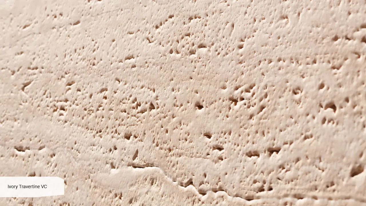 Scalla Naturale Ivory Travertine VC незаповнений антік в інтер'єрі
