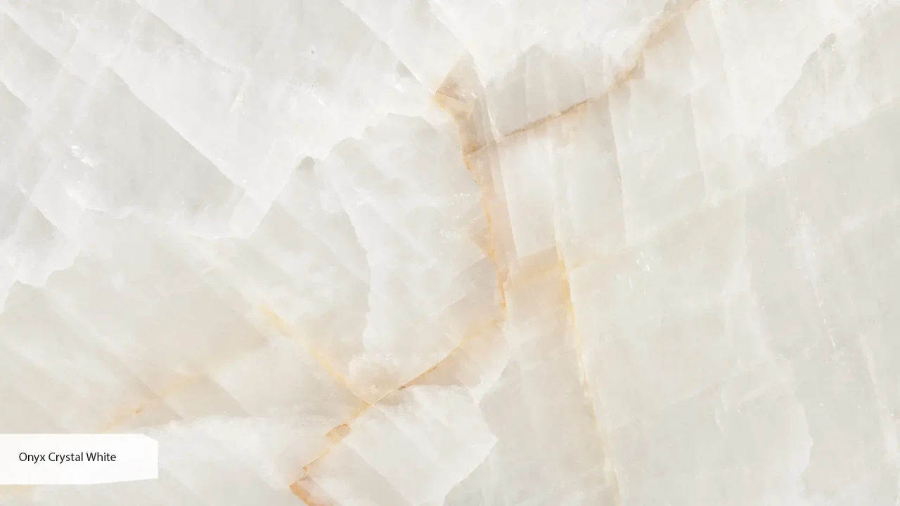 Scalla Naturale Onyx Crystal White в интерьере