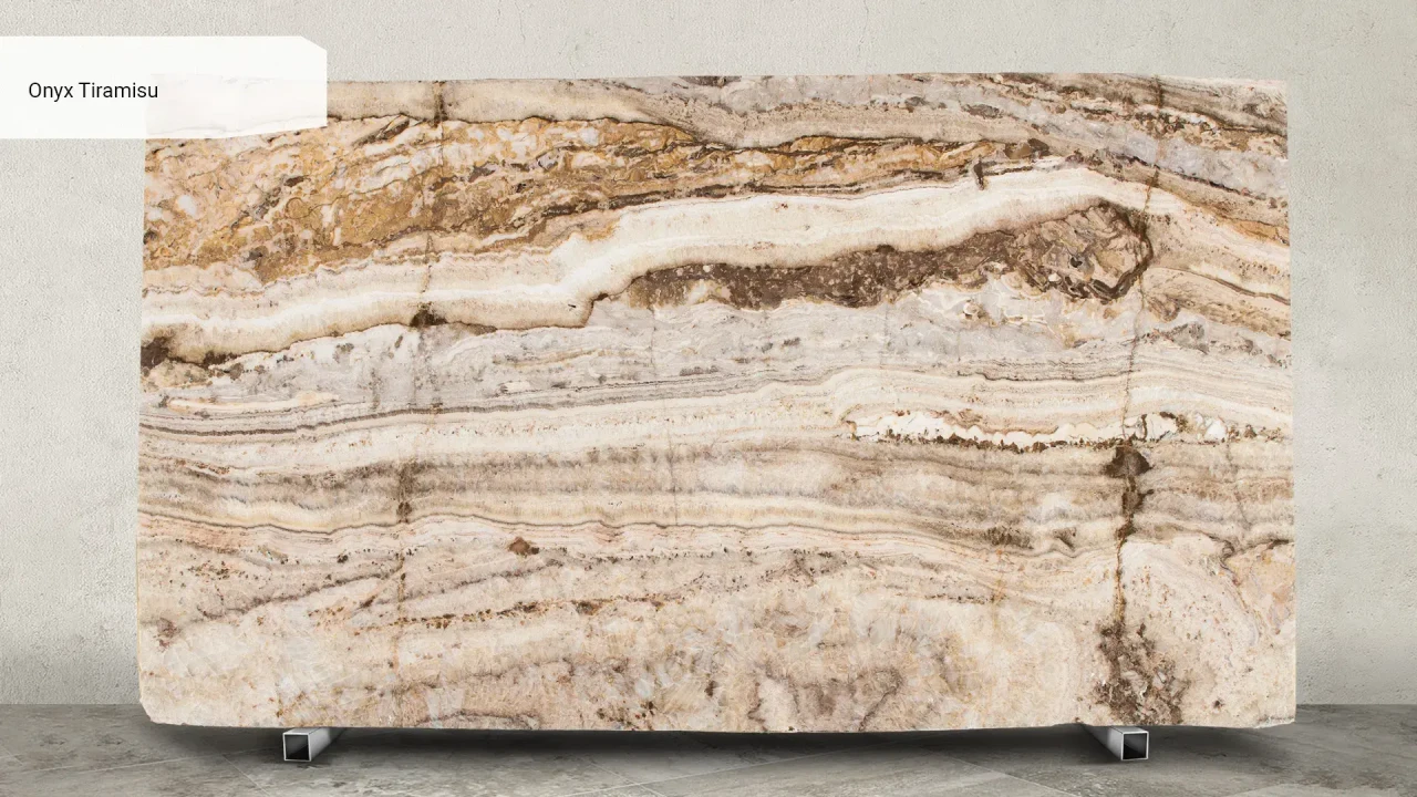 Scalla Naturale Onyx Tiramisu в интерьере