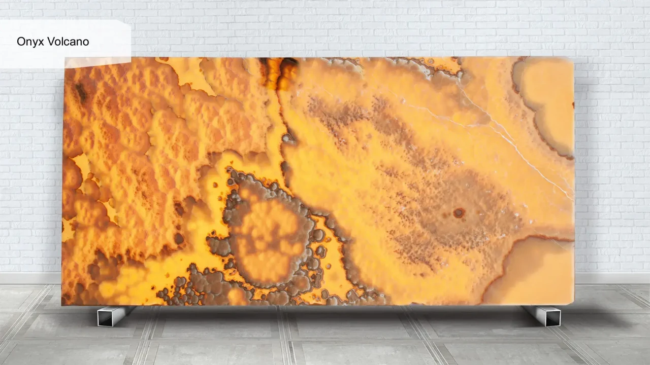 Scalla Naturale Onyx Volcano в интерьере