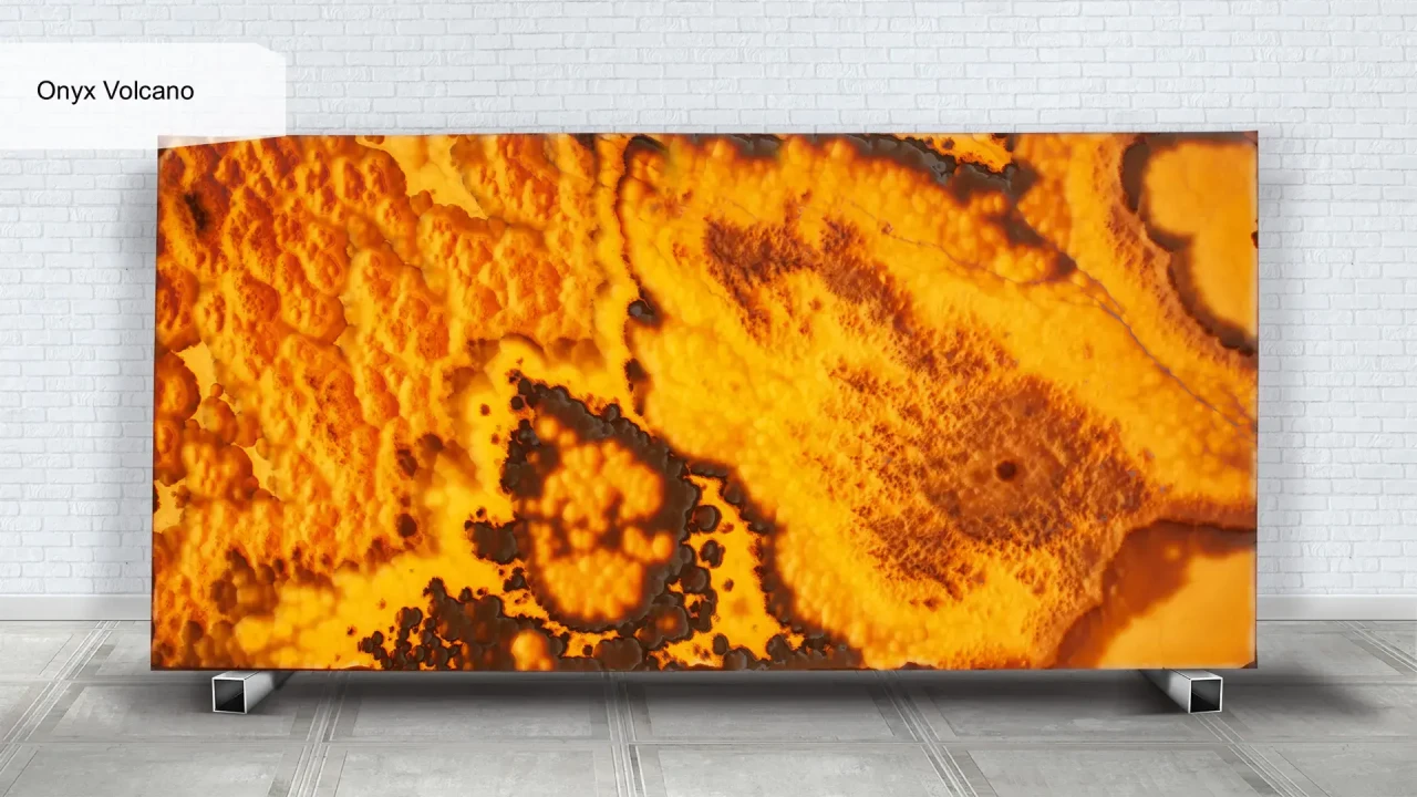 Scalla Naturale Onyx Volcano в интерьере