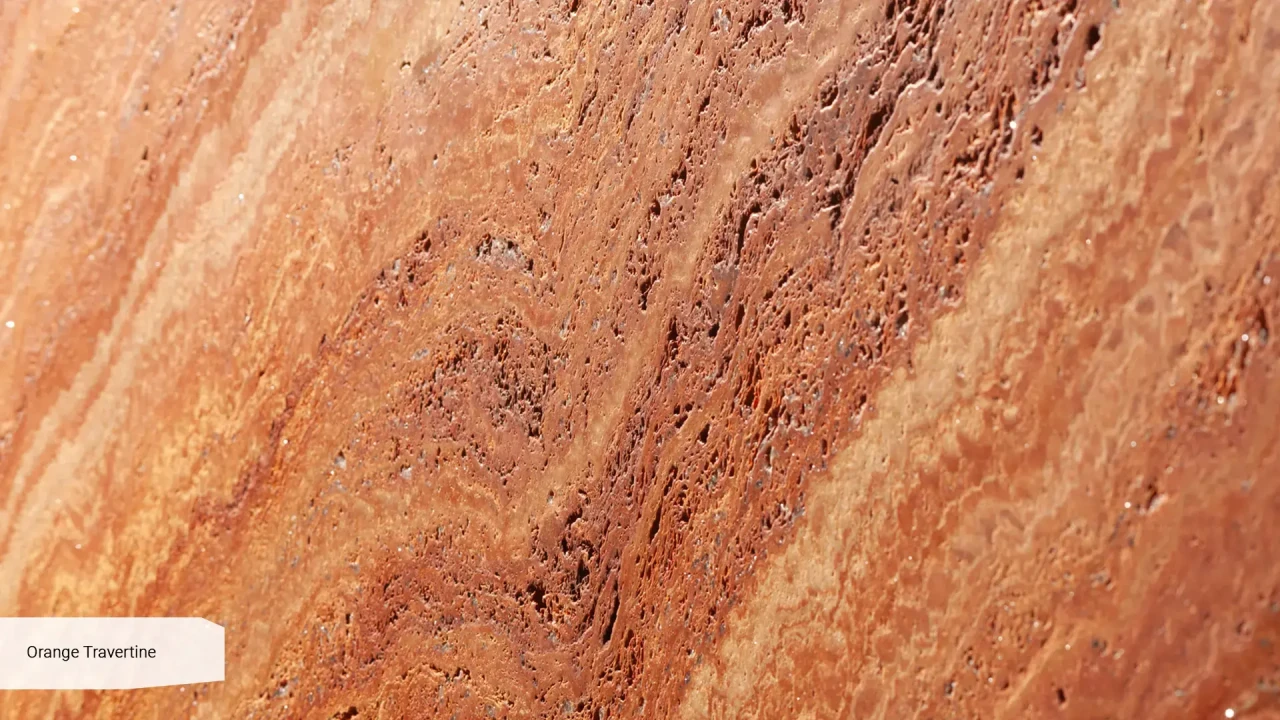 Scalla Naturale Orange Travertine незаполненный кожа в интерьере