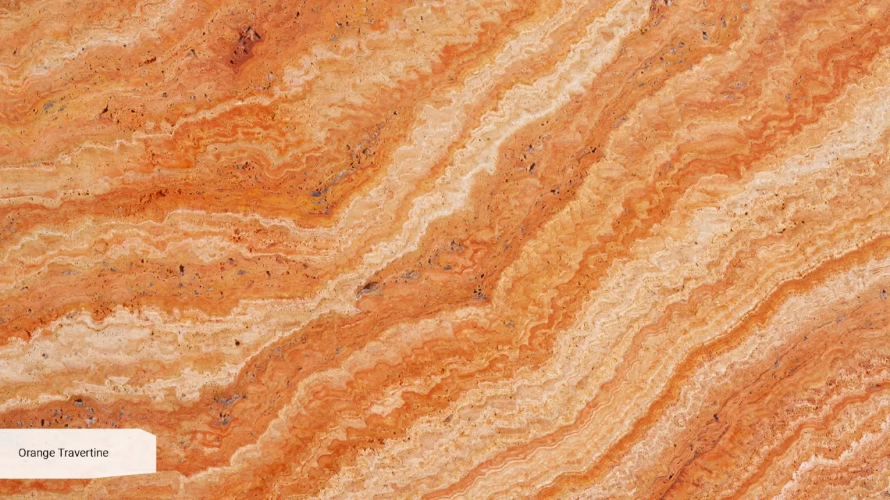 Scalla Naturale Orange Travertine незаполненный кожа