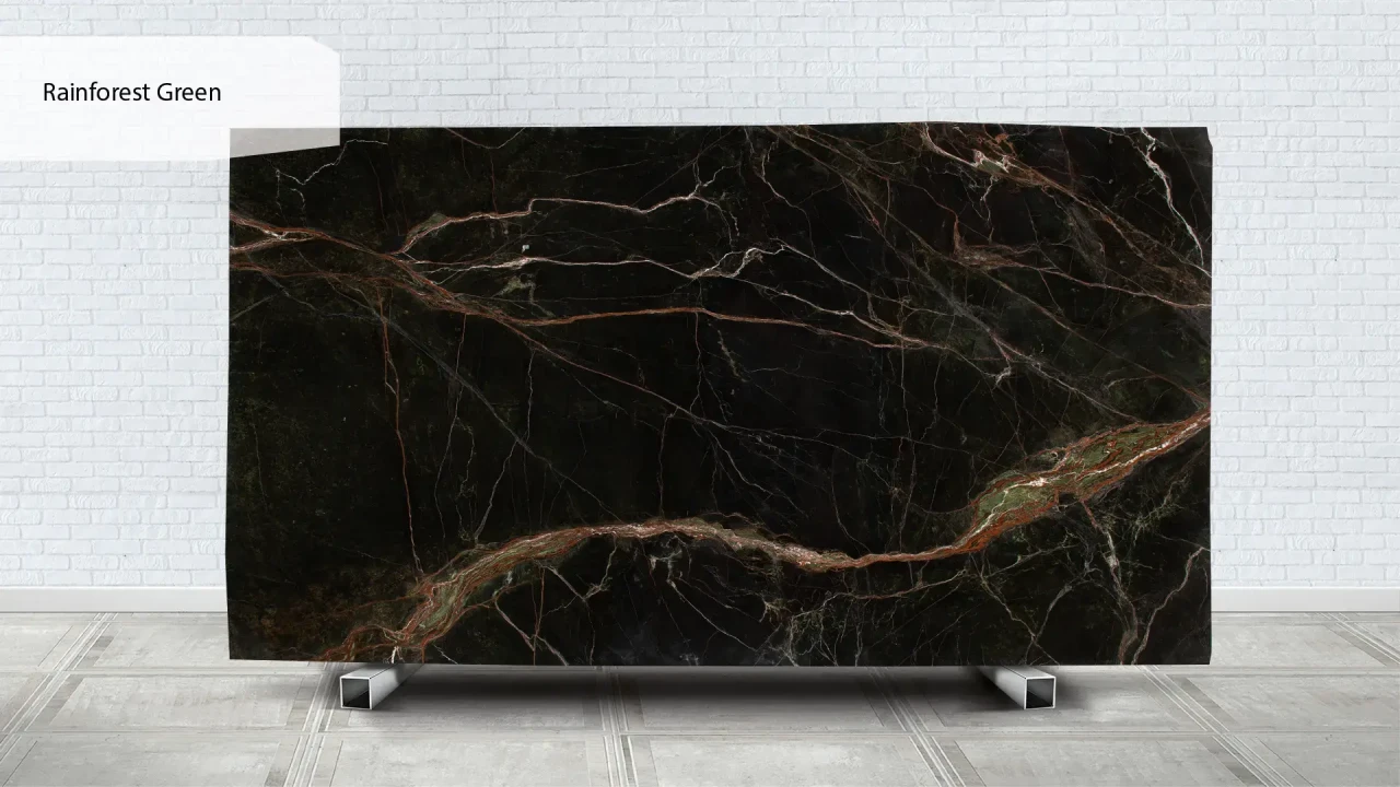 Scalla Naturale Rainforest Green в интерьере