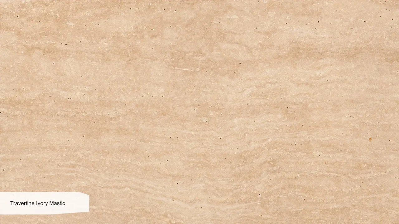 Scalla Naturale Travertine Ivory Mastic заповнений полірований