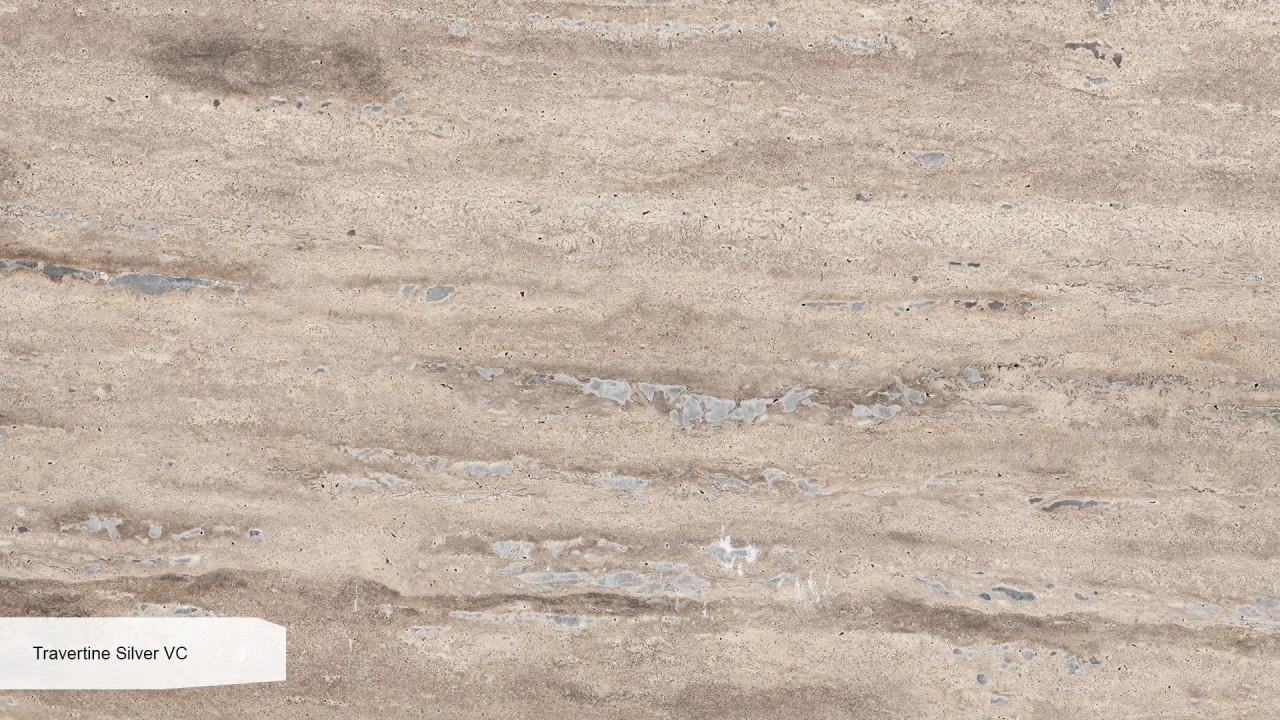 Scalla Naturale Travertine Silver VC заполненный цемент